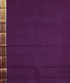 Purple Handwoven Kanjivaram Silk Saree T4495803