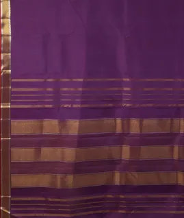 Purple Handwoven Kanjivaram Silk Saree T4495804