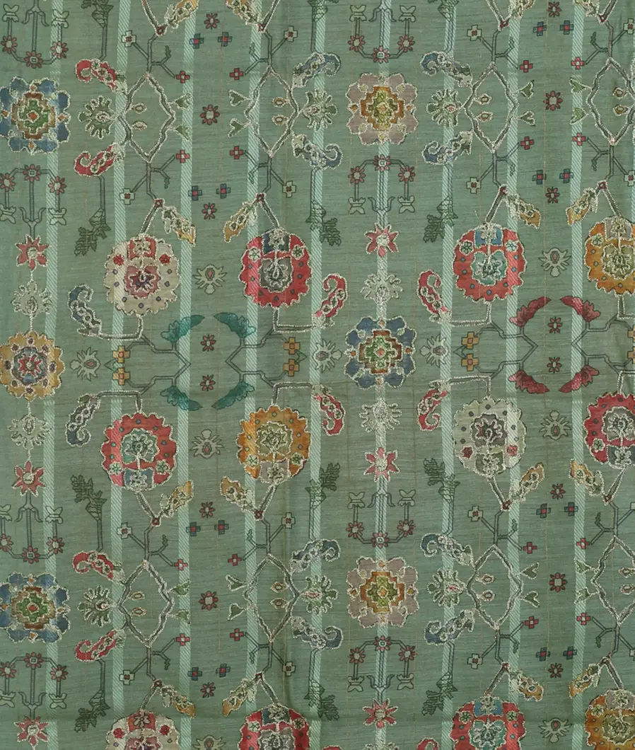 Pink Woven Tussar Saree T4617253