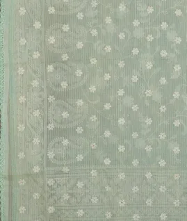 Green Silk Kota Embroidery Saree T4677183
