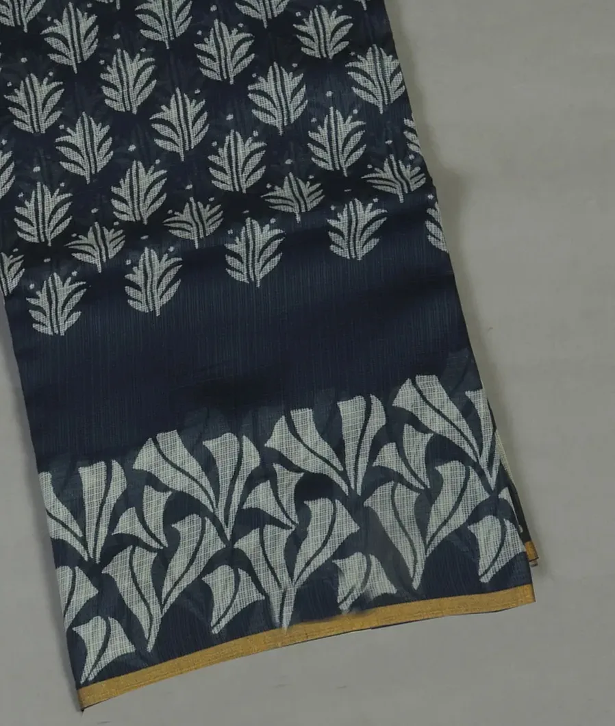 Blue Kota Cotton Saree T465519-image