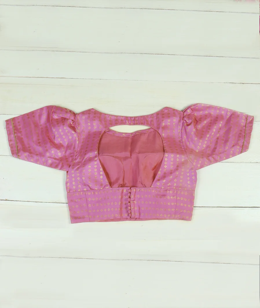 Lavender Handwoven Kanjivaram Silk Blouse LH116812