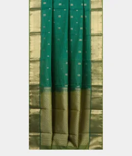 Green Silk Cotton Saree T4697822