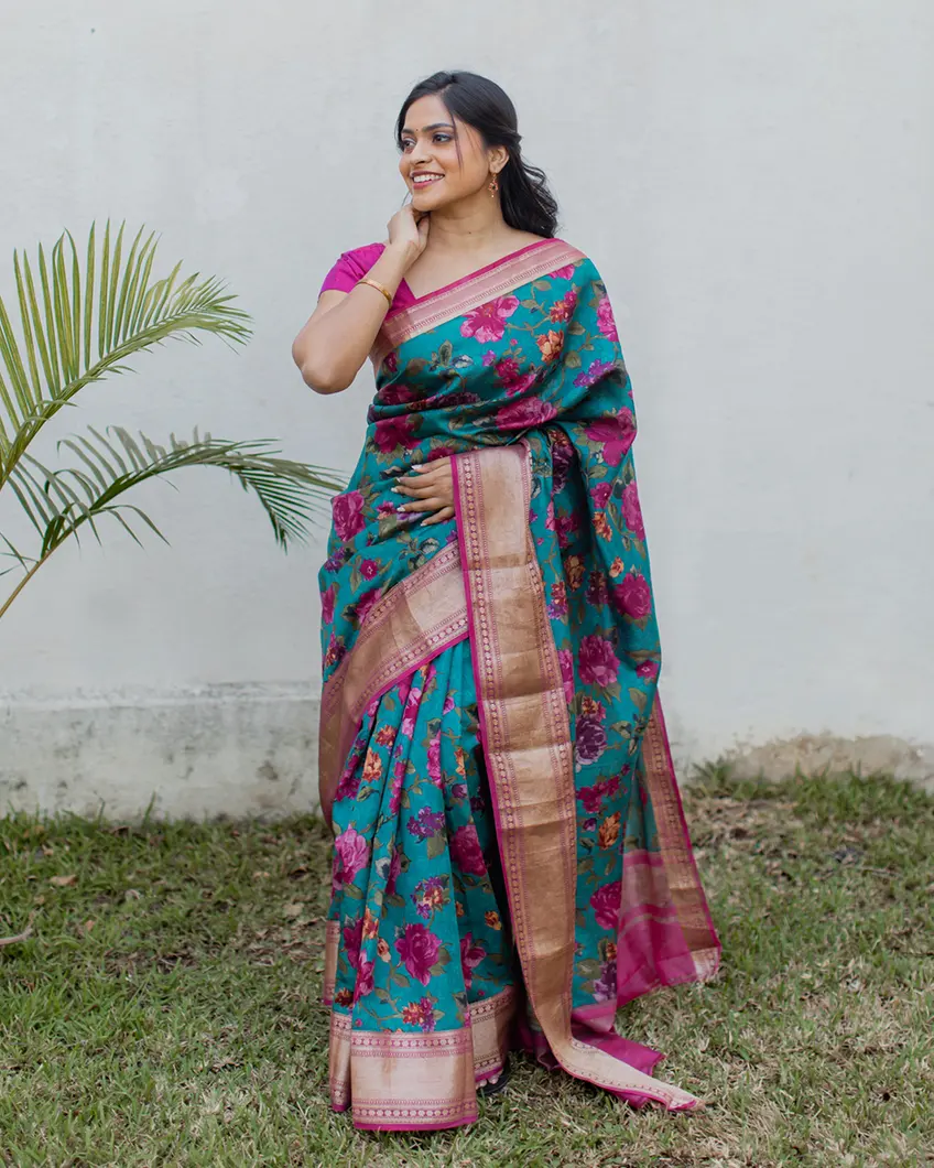 peacock-blue-chaniya-silk-saree-t467356-t467356-b