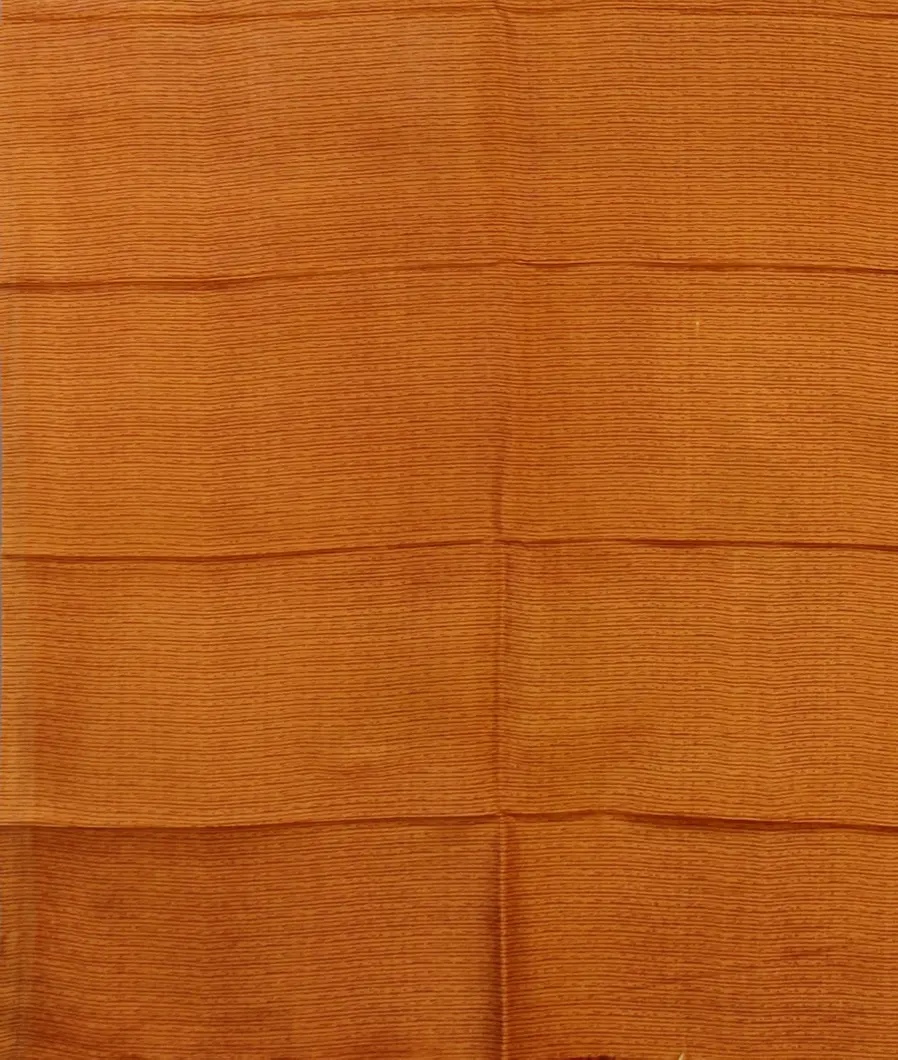 Brown Printed Silk Saree T4614473