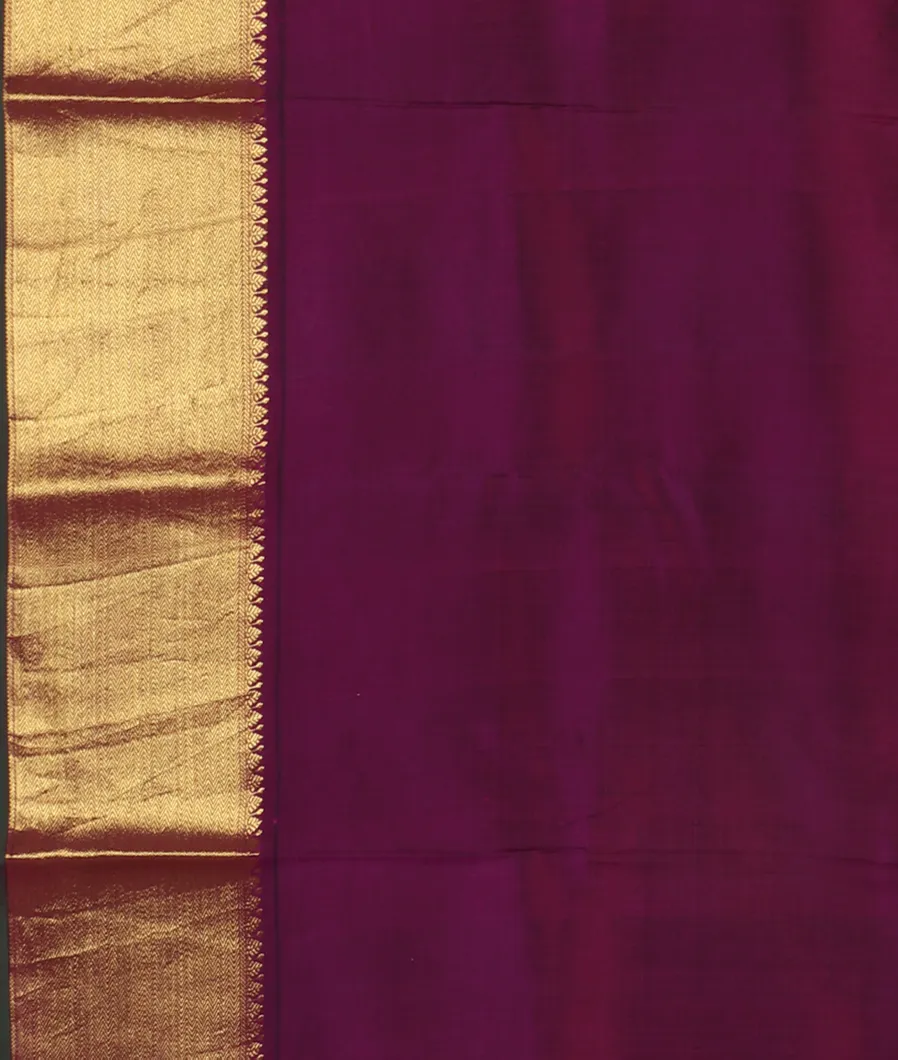 Cream Printed Kanjivaram Silk Saree T4058893