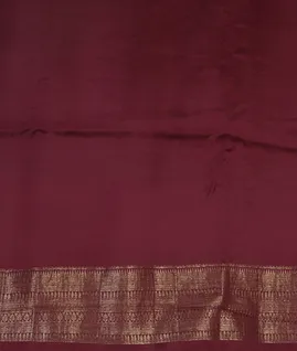Red Mysore Crepe Silk Saree T4610783