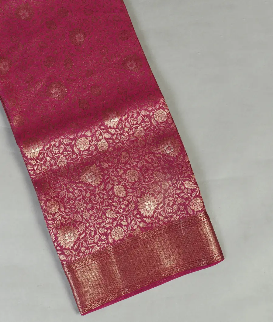 Purple Mysore Crepe Silk Saree T467929-image