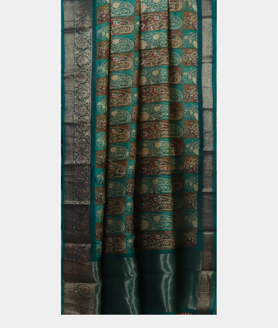 Multicolour Soft Printed Cotton Saree T4693422