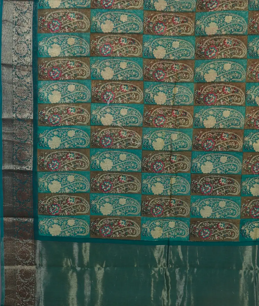 Multicolour Soft Printed Cotton Saree T4693424