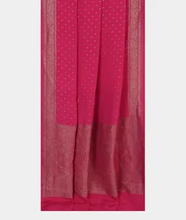Magenta Banaras Crepe Silk Saree T4596012