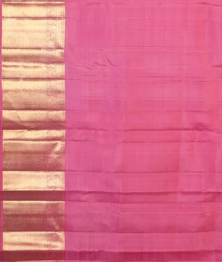 Pink Handwoven Kanjivaram Silk Saree T4592463