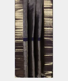 Midnight Blue  Handwoven Kanjivaram Silk Saree T4591572