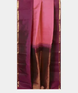 Pink Handwoven Kanjivaram Silk Saree T4662132