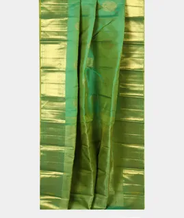 Green Handwoven Kanjivaram Silk Saree T4661702