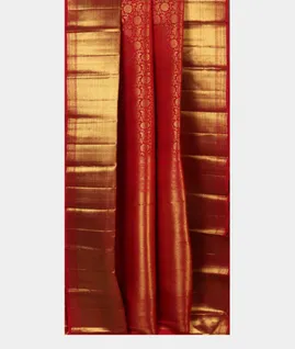 Red Handwoven Kanjivaram Silk Saree T4410132