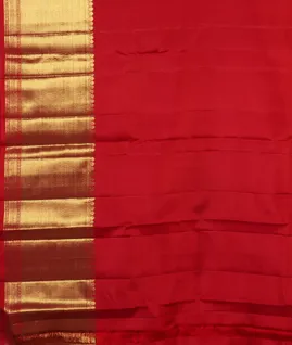 Red Handwoven Kanjivaram Silk Saree T4410133