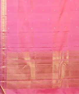 Pink Handwoven Kanjivaram Silk Saree T4546344