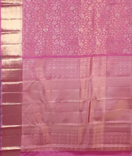 Pink Handwoven Kanjivaram Silk Saree T4409094