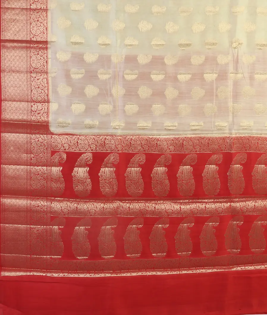 Off -White Chaniya Silk Saree T4008404