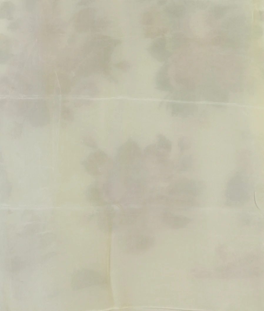 Off - White Chiffon Silk Saree T4699333