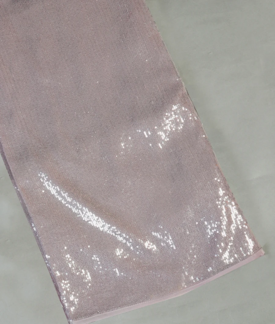 Lavender Georgette Silk Embroidery Saree T447103-image