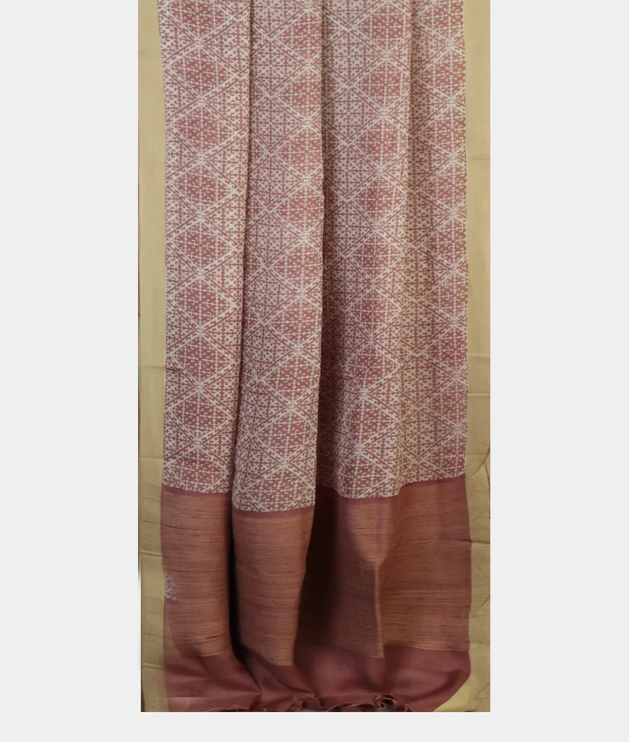 Brown Kota Cotton Saree T4703682