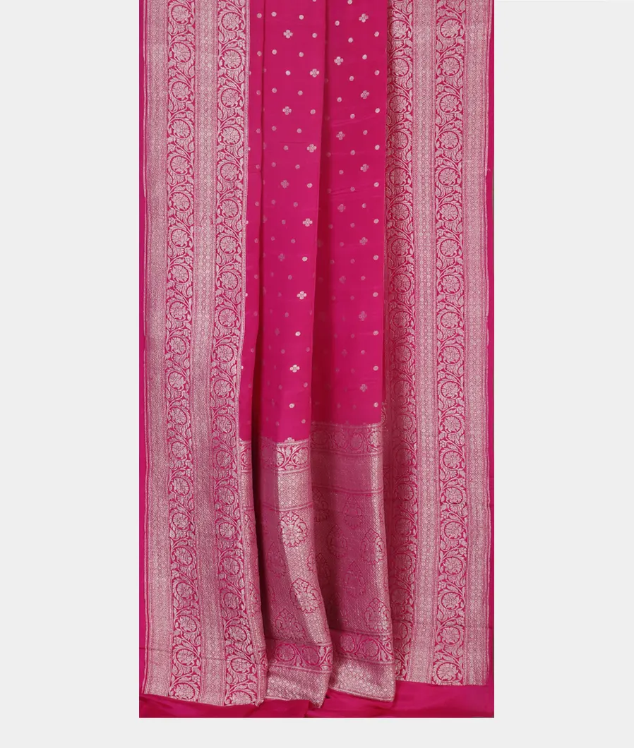Pink Crepe Silk Saree T4243102