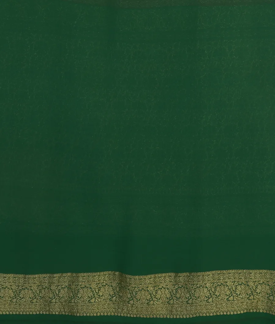 Magenta Banaras Georgette Silk Saree T4436903