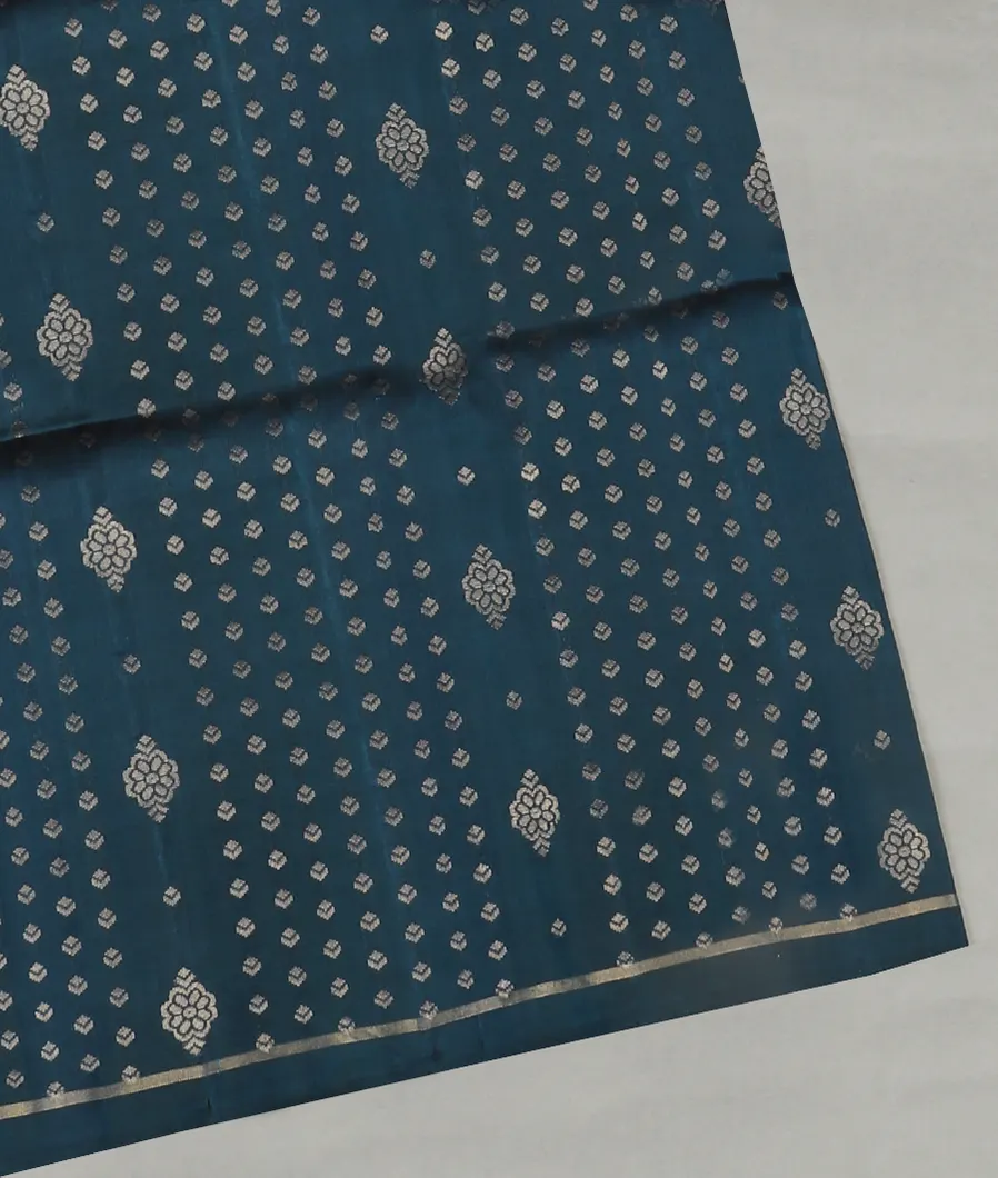 Blue Soft Silk Saree T471859-image