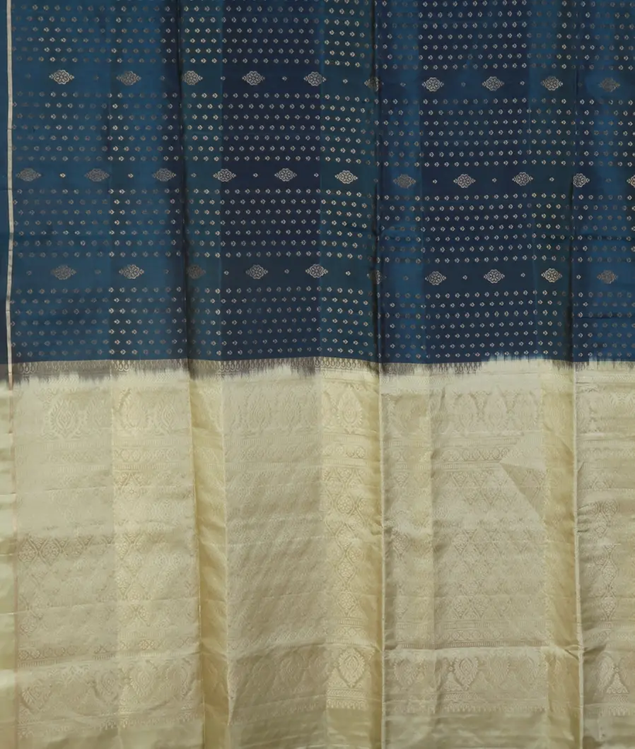 Blue Soft Silk Saree T4718594
