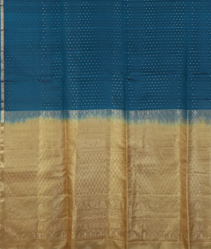 Blue Soft Silk Saree T4718834