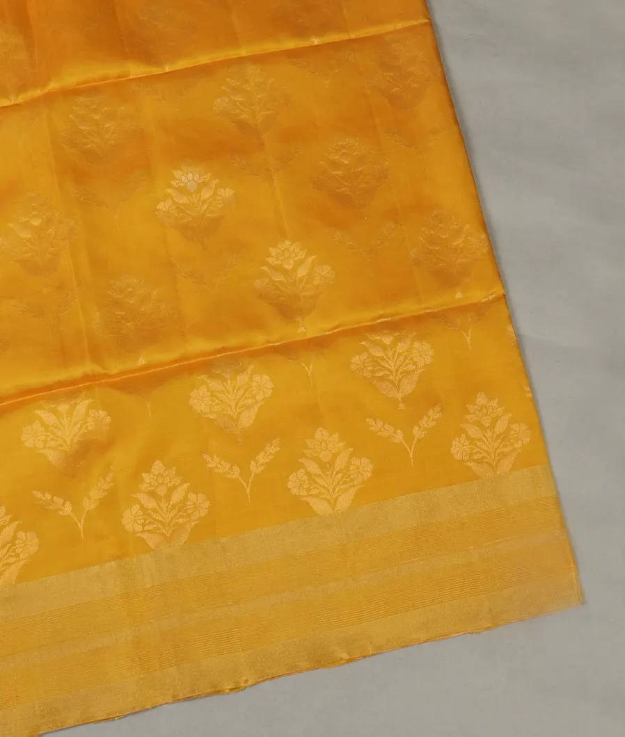 Yellow Soft Silk Saree T435479-image