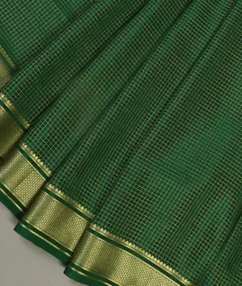 Green Mysore Crepe Silk Saree T4713155