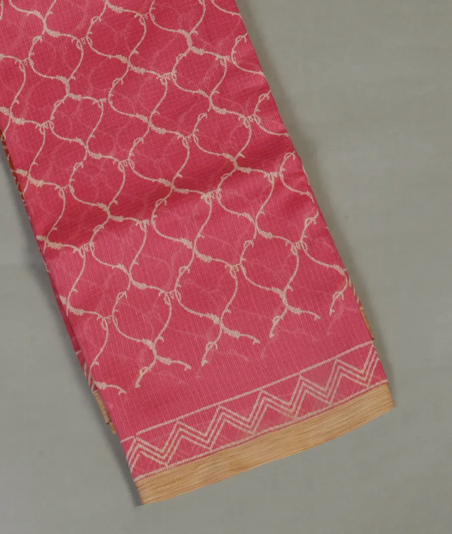 Pink Kota Cotton Saree T468052-image