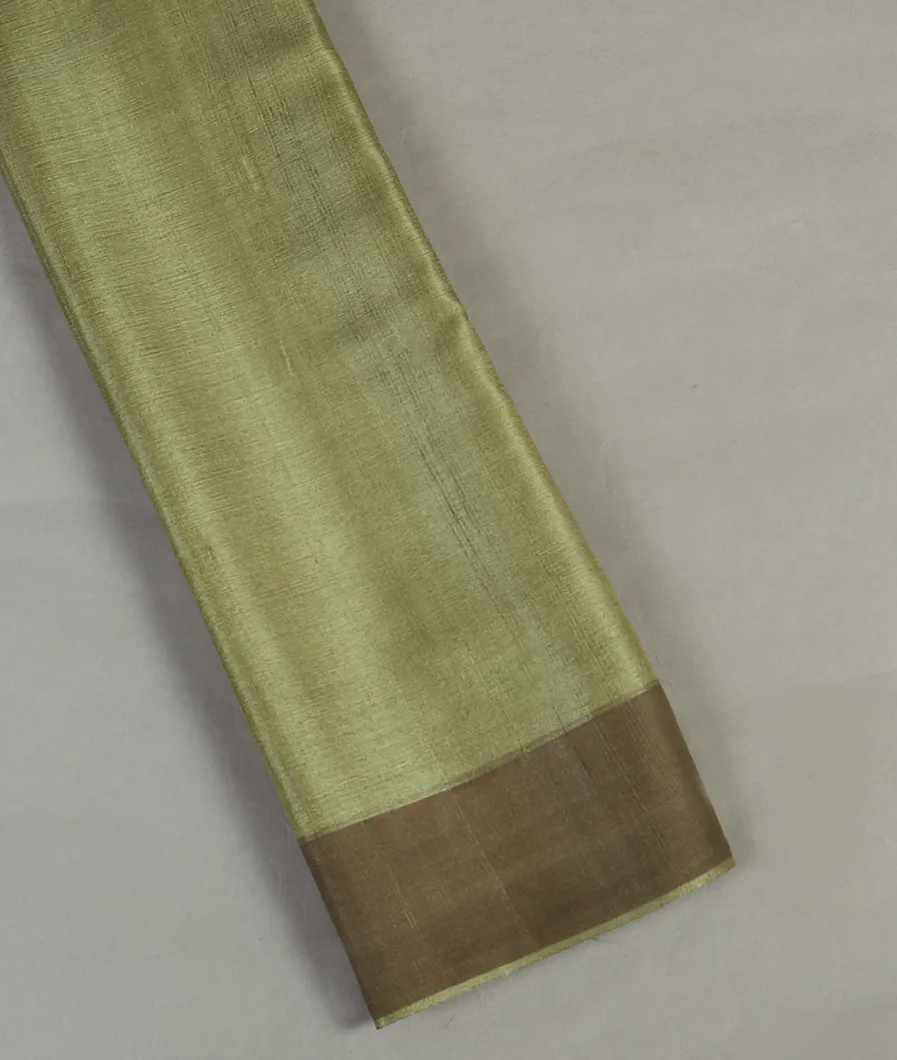 Green Woven Tussar Saree T471337-image