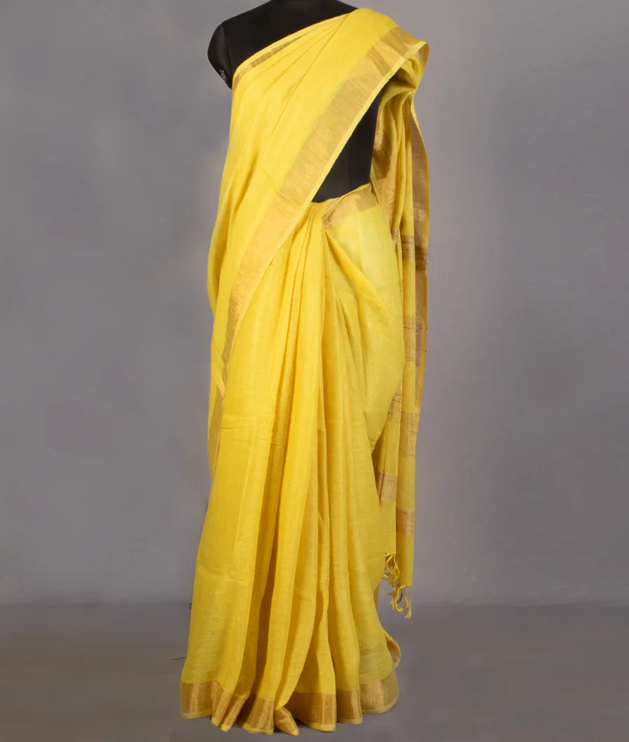 yellow-handwoven-linen-saree-t467434-t467434-b