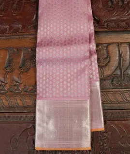 Pink Handwoven Kanjivaram Silk Saree  T4349381