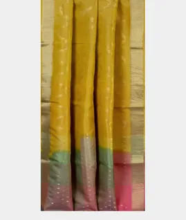 Yellowish Green Soft Silk Saree T4732872
