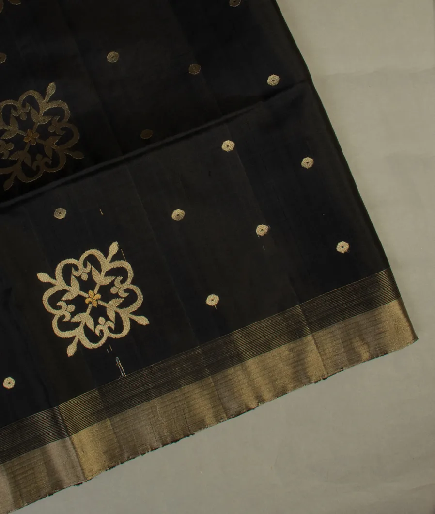 Black Soft Silk Saree T473242-image