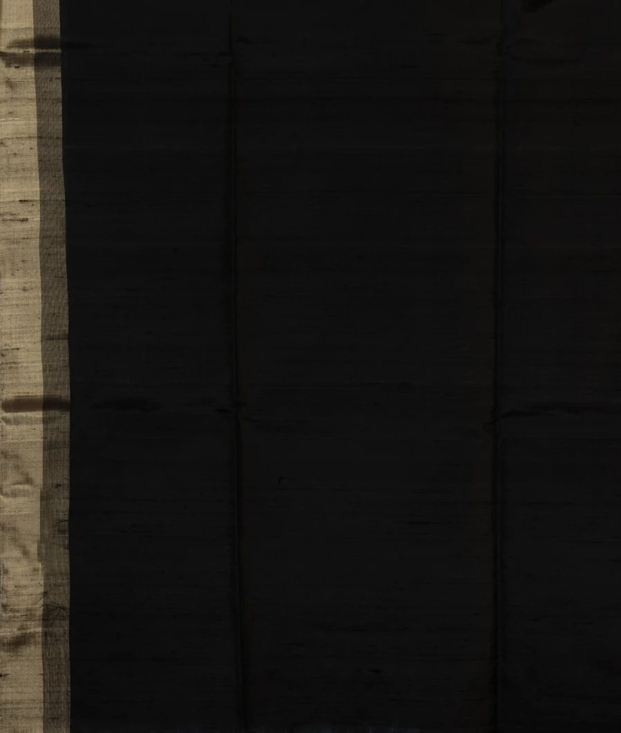 Black Soft Silk Saree T4732423