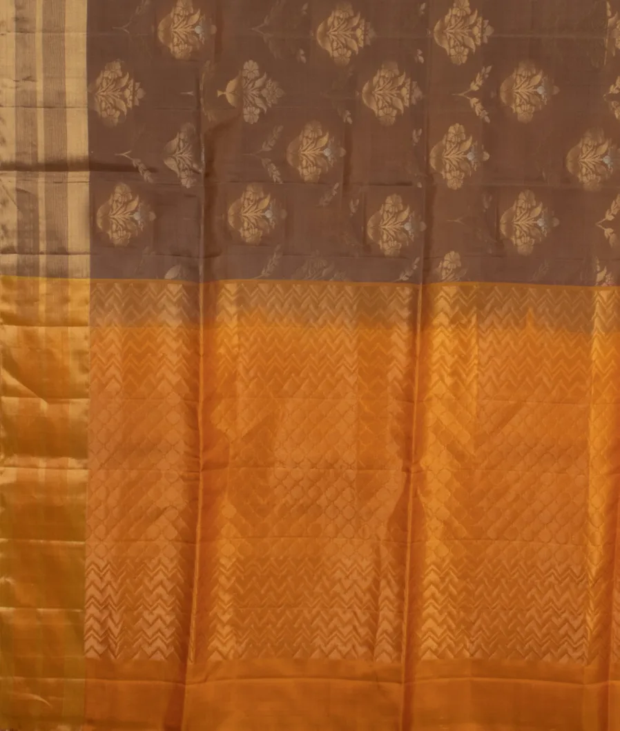 Brown Soft Silk Saree  T4724784