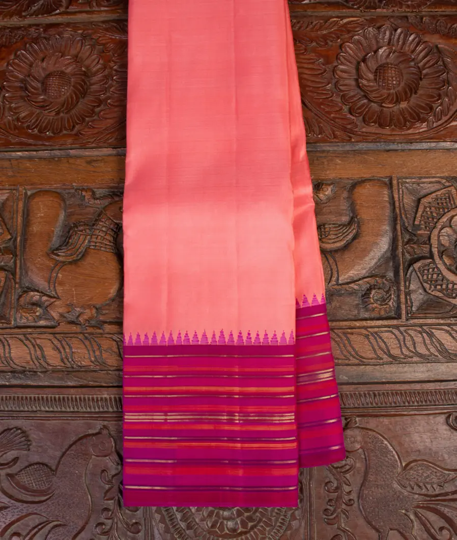 Pink Handwoven Kanjivaram Silk Saree T468784-image
