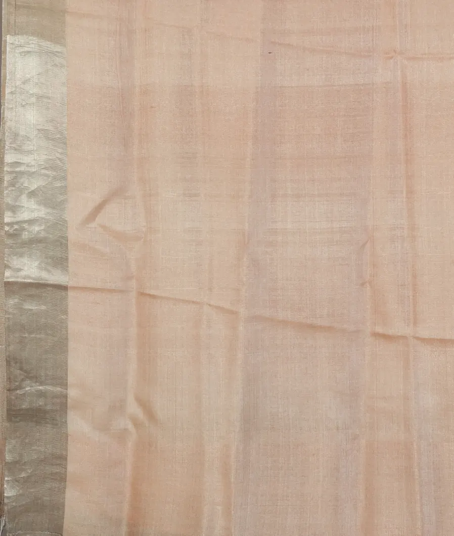 Beige Tussar Printed Saree T4733953