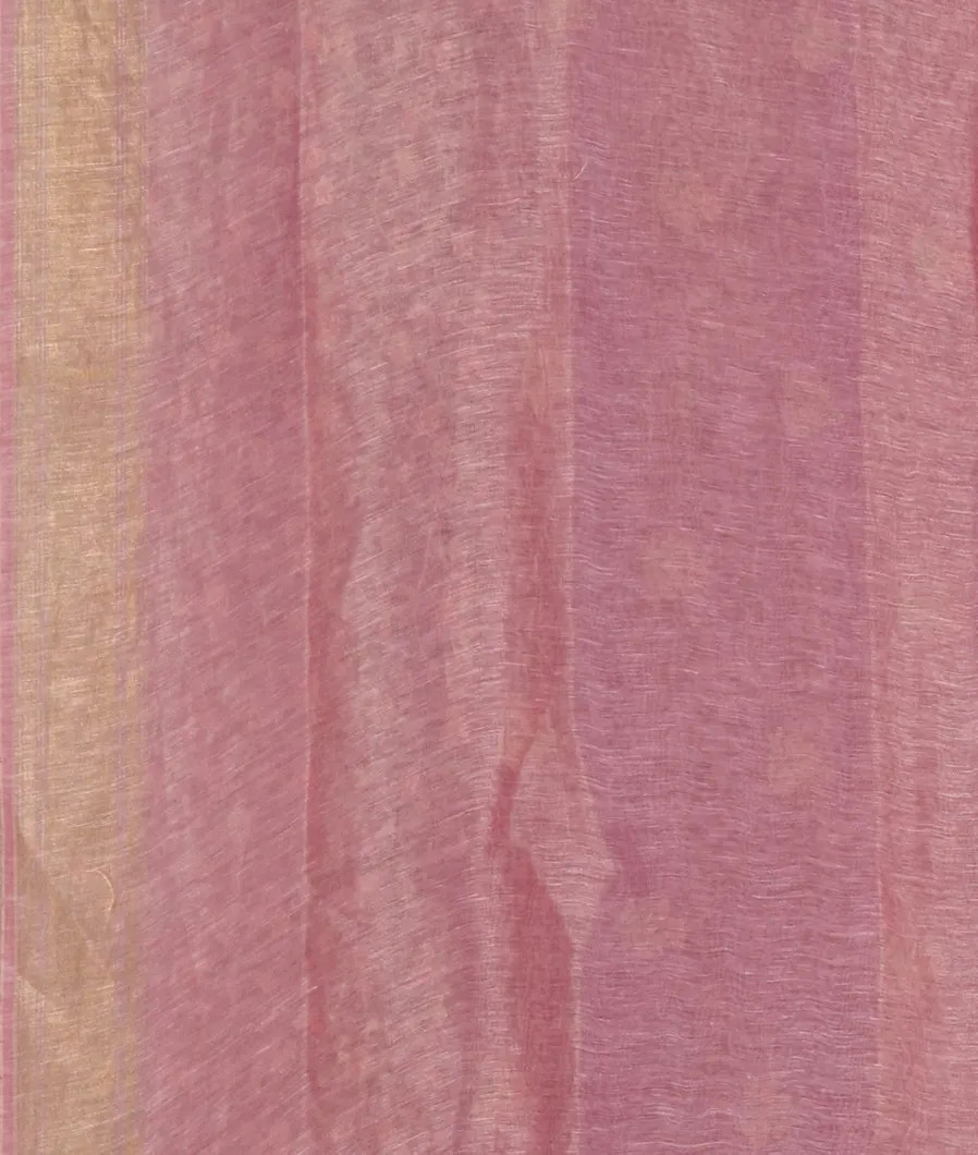 Lavender Linen Embroidery Saree T4660253