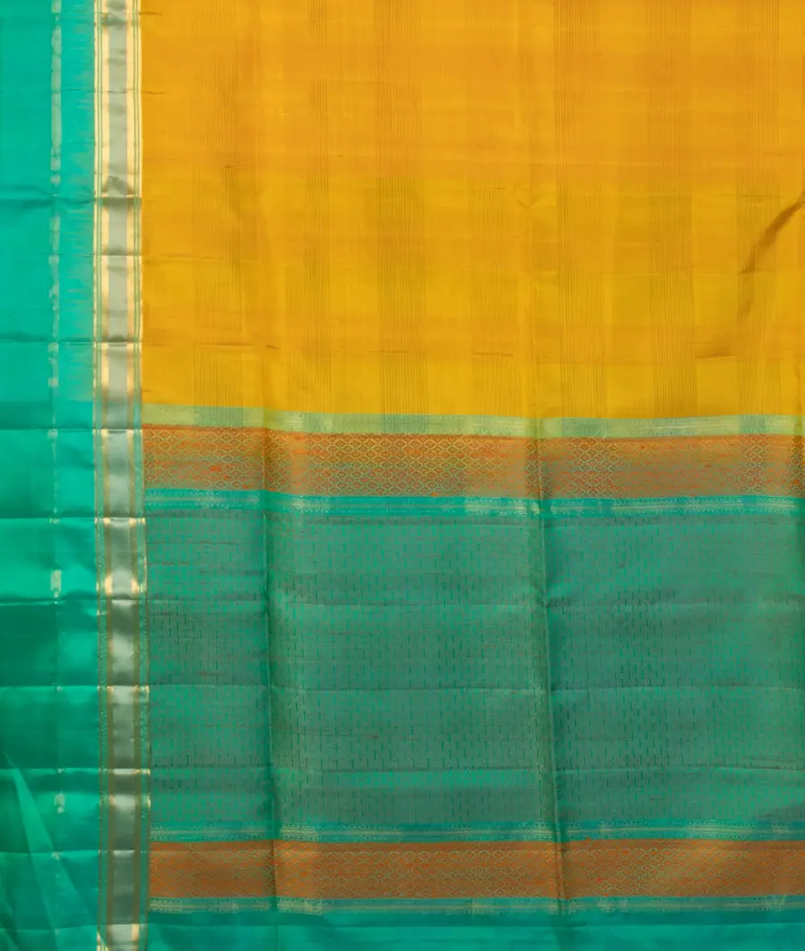 Yellow Soft Silk Saree T4733634