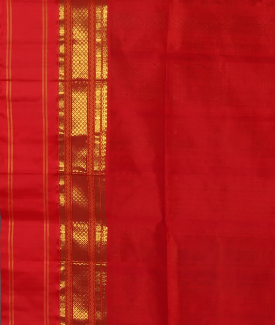 Green Silk Cotton Saree T4704403