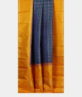 Blue Handwoven Kanjivaram Silk Saree T4677072