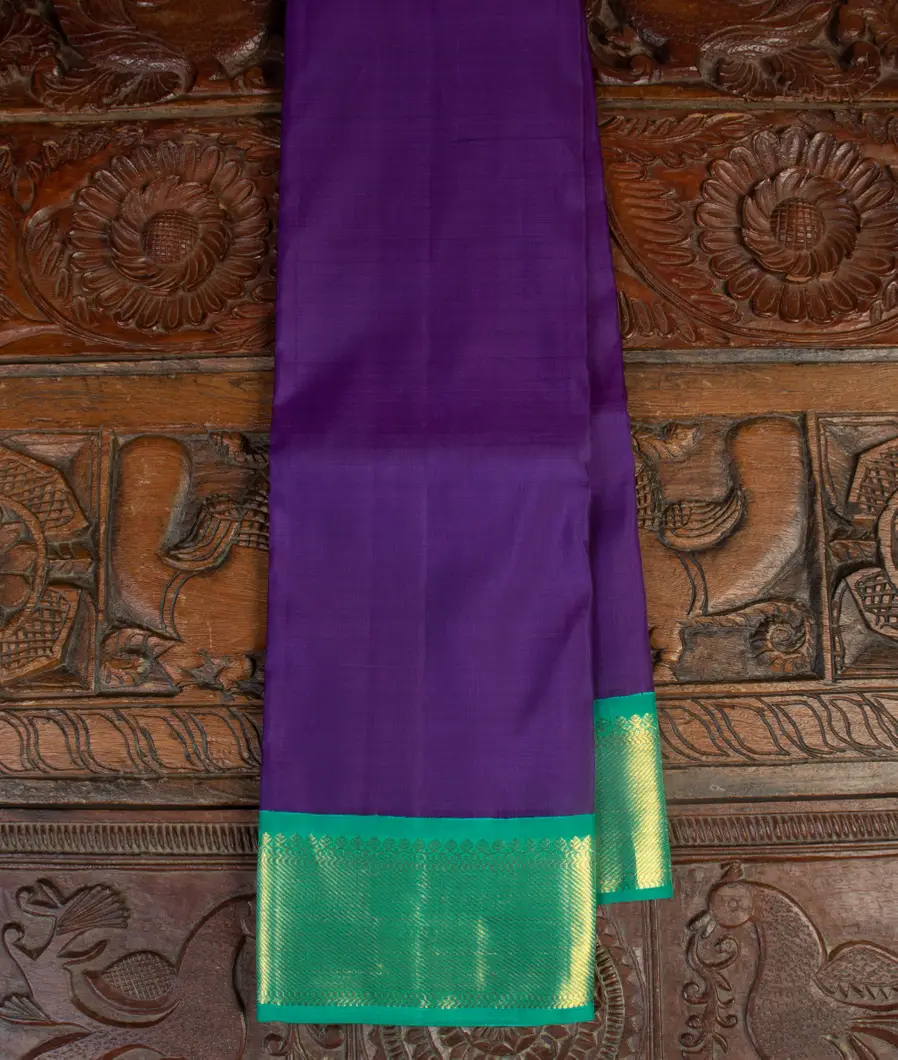 Purple Handwoven Kanjivaram Silk Saree T465673-image