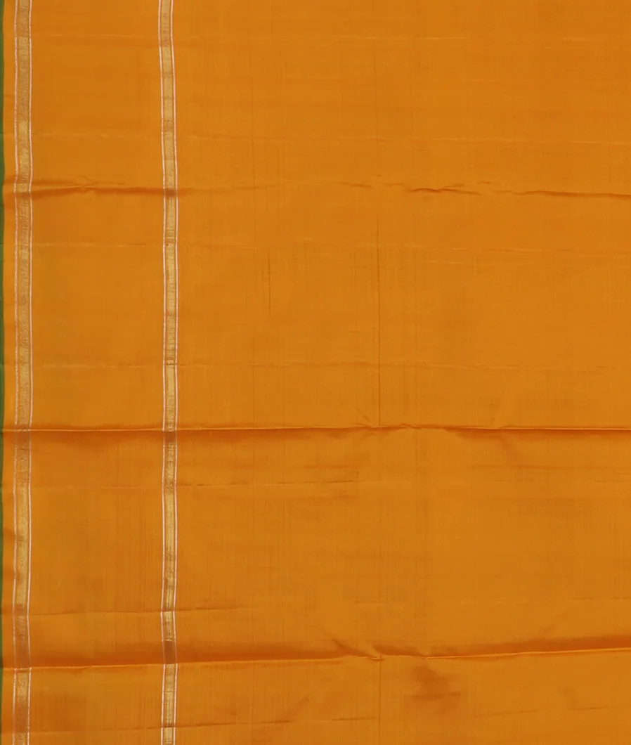 Beige And Yellow Handwoven Kanjivaram Silk Saree T4363123